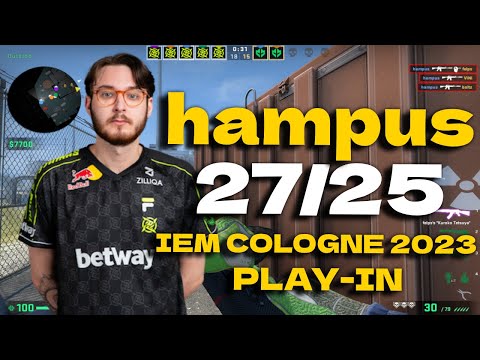 CSGO POV NIP hampus (27/25) vs Imperial (NUKE) @ IEM Cologne 2023 Play-in