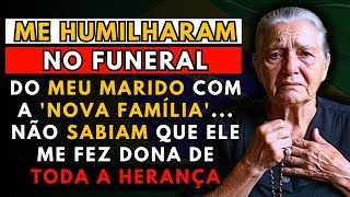A HISTÓRIA REAL DESTA AVÓ 👵Era o Funeral Do Meu Marido, Eu Merecia Respeito,  Eles Não Sabiam...