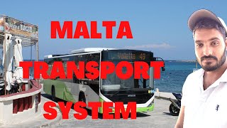 Malta transport system// how to travel in bus//Tal