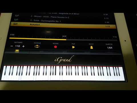iGrand Piano - Overdub function (Autumn Leaves cover)
