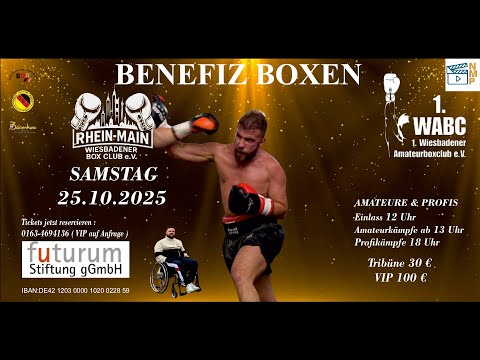 Benefiz Boxen Wiesbaden 2025 🥊 – Kämpfen für Dündar Yildiz | Live auf EventsLive2U