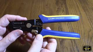 Haisstronica Wire Stripper & Crimper Tool, AWG 20-10 - VERY HIGH QUALITY!