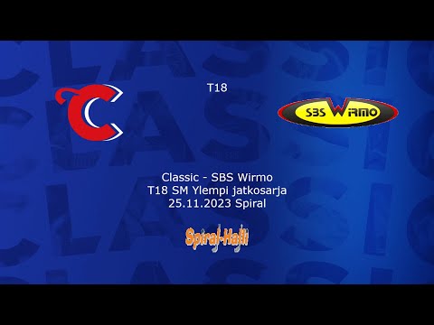 Classic - SBS Wirmo T18 SM Ylempi jatkosarja 25.11.2023