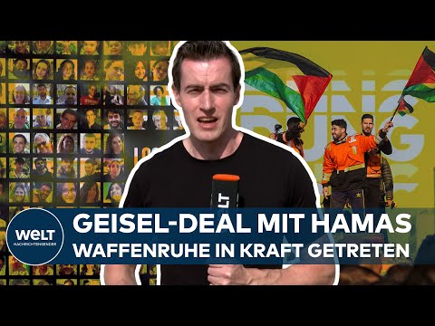 GAZA-KRIEG: ISRAEL & HAMAS starten verspätet Waffenruhe – Geiseln sollen jetzt freikommen