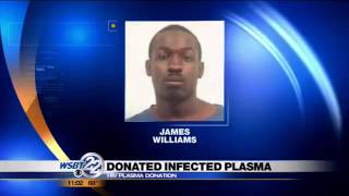 Man with HIV donates plasma