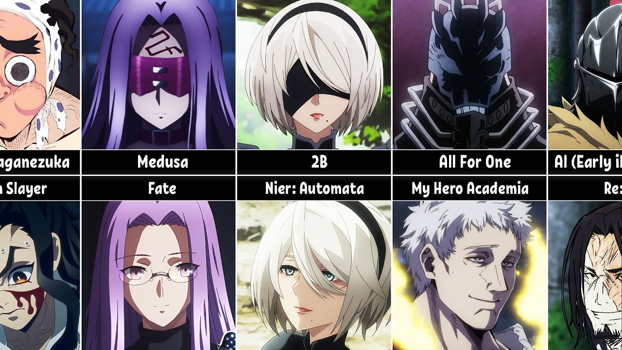 Anime Characters Without Mask (Face Reveals)