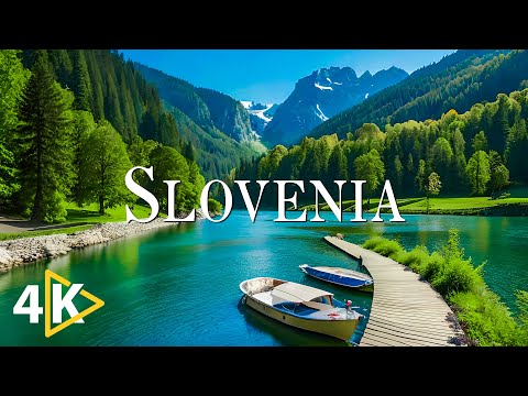FLYING OVER SLOVENIA (4K UHD) - Calming Music With Beautiful Nature Video - 4K Video Ultra HD