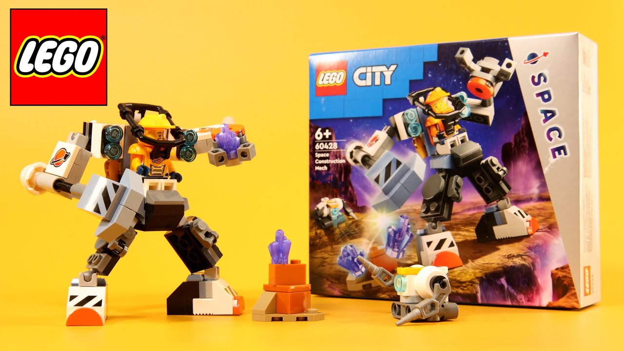LEGO City 60428 Space Construction Mech – LEGO StopMotion Build Review