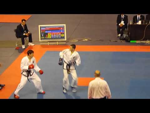 Adult Male Team Sparring Final. Belarus v Russia