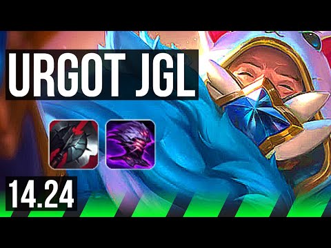 URGOT vs NIDALEE (JGL) | 14/0/7, Legendary, 900+ games | KR Diamond | 14.24