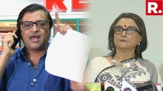 Arnab Goswami Confronts Aparna Sen At Her Media Briefing On The Open 'Intolerance' Letter To PM Modi video