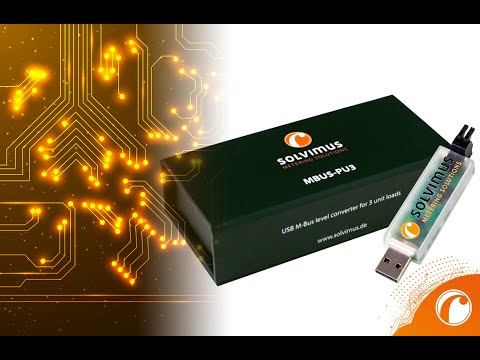 Convertisseur de niveau maître archicompact - MBUS-PU3 - 3 charges unitaires - Communication M-Bus via USB_1