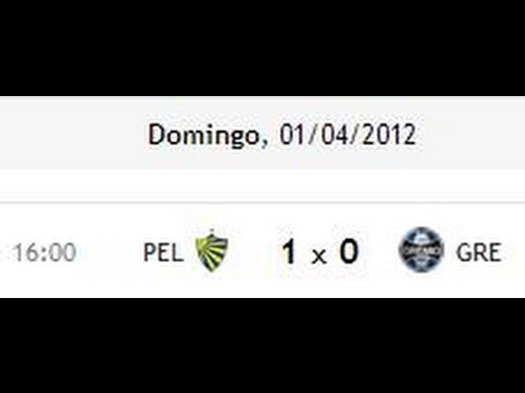 Pelotas 1x0 Grêmio - 01/04/2012 (na íntegra)