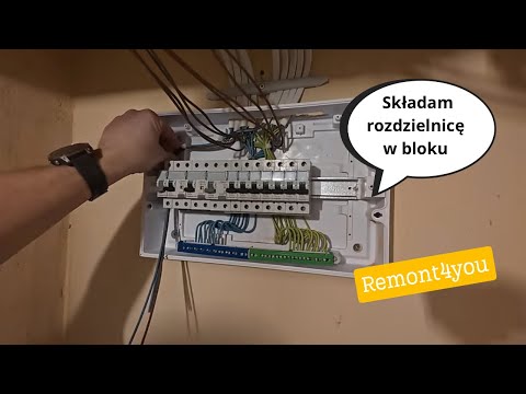 Składam Rozdzielnice w bloku. Narzędzia dla elektryków HOGERT TECHNIK