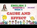 ENGLISH 3 || QUARTER 2 WEEK 6 | CAUSE AND EFFECT | MELC-BASED