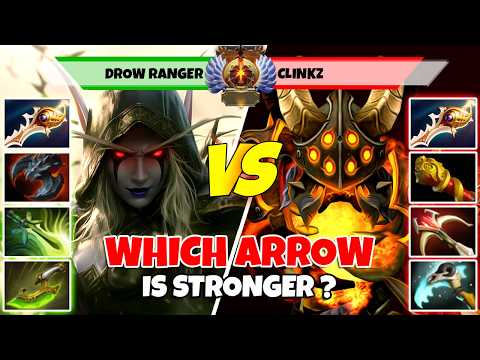 DROW RANGER (Carry) vs CLINKZ (Carry) - Epic Battle Of Immortal Rank Dota 2 Players - Z Dota 2