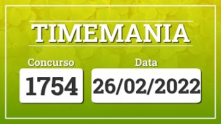 Capa de TIMEMANIA 1754