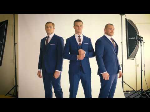 Suit Shoot with Jamie Heaslip, Johnny Sexton, Jack Mcgrath of Leinster Rugby.