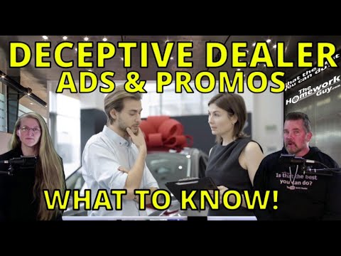 DO NOT BE FOOLED! DECEPTIVE DEALER PRACTICES/ADS: Dealerships, The Homework Guy, Kevin Hunter