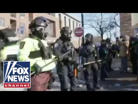 'POLICE ARE OUTNUMBERED': Protests ERUPT as Minnesota officials declare unlawful assembly