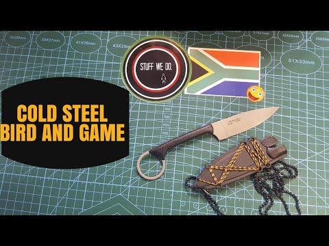 COLD STEEL: BIRD AND GAME KNIFE REVIEW VIDEO.
