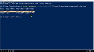 Using PowerShell - Get all users are expired in domain