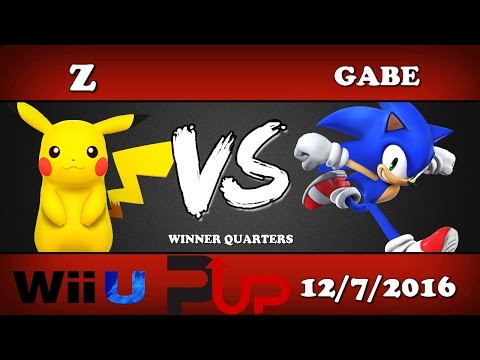 SUGOI | Z (Pikachu) vs. Gabe (Sonic) - Wii U Winners Quarters - SOS