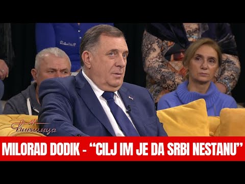 CIRILICA -Milorad Dodik - "Cilj im je da Srbi nestanu, agenture zele da odvoje Srbe iz RS od matice"