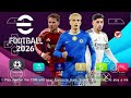 EFOOTBALL PES 2026 PPSSPP CAMERA PS5 NEW UCL KITS 2025 26 REAL FACES LATEST TRANSFERS BEST GRAPHICS