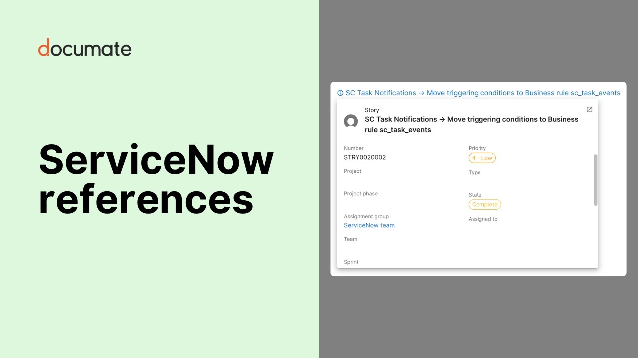 Documate live data preview