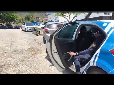 GUARDA CIVIL CONDUZ O HOMEM DA CIDADE DE SERROLÂNDIA PARA FAZER EXAME CORPO DELITO