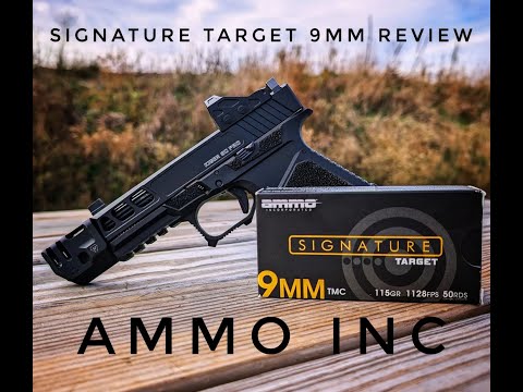 Ammo Inc Continues To Impress - Let's Review The 9mm Signature Target