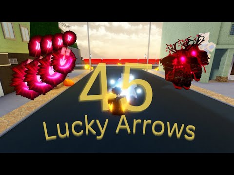 Using 45 Lucky arrows (YBA)