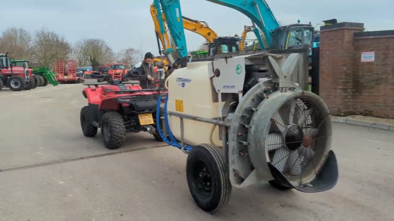 CARRAROSPRAY ATVM400 ORCHARD SPRAYER DEMO VIDEO