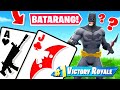 WIN THE BATARANG!! *21* Card Game for LOOT! (Fortnite)