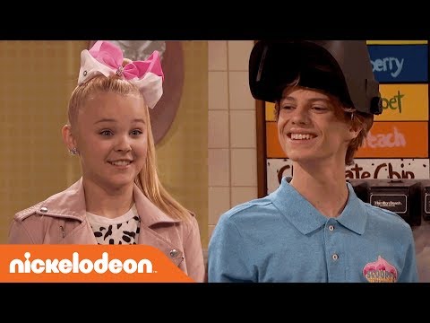 Thumbnail of the video: How Far Will Jace Norman Go to Help JoJo Siwa Get Ice Cream? | Nick's Sizzling Summer Camp Special