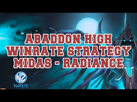 Offlane Abaddon High Winrate Strategy 2.5k - 4k Midas into Radiance