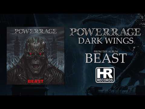 POWERRAGE - "Dark Wings" (LYRIC VIDEO | HIGH ROLLER RECORDS)