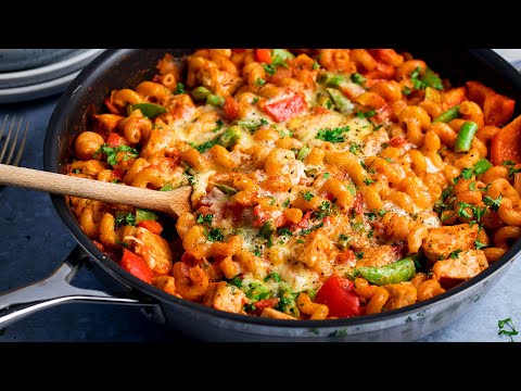 30 Minute One Pot Chicken Pasta - Perfect Family Weeknight Dinner!