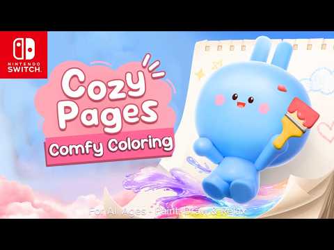 Cozy Pages: Comfy Coloring for All Ages - Paint, Draw & Relax | Trailer | Nintendo Switch