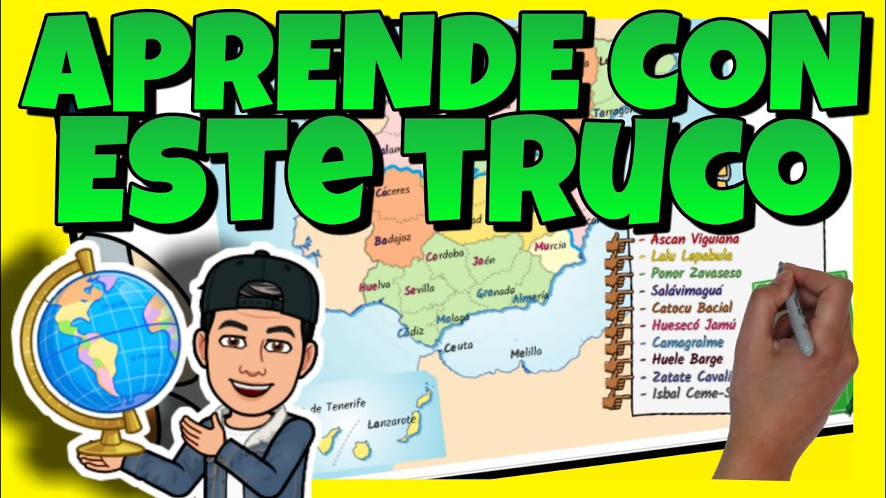 🌍 Cómo APRENDERSE las COMUNIDADES AUTÓNOMAS y las PROVINCIAS de ESPAÑA