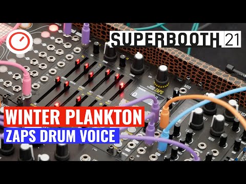 Superbooth 2021: Winter Plankton ZAPS analog drum voice with digital control