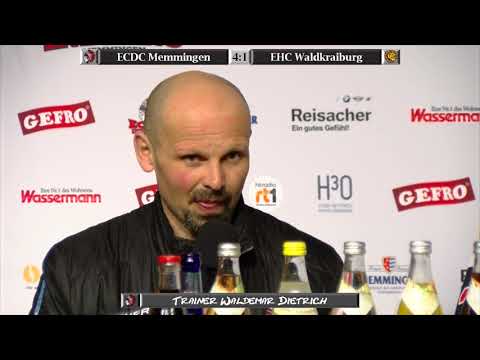 ECDC Memmingen vs. EHC Waldkraiburg Spiel 3 HF Playoff Oberliga Süd-Bayernliga17/18