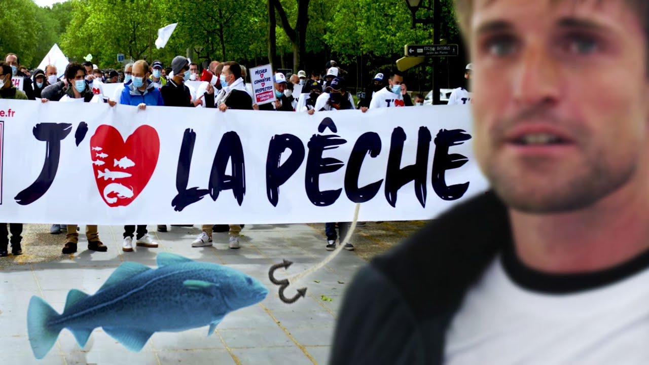 Manifestation des pêcheurs à Paris contre les animalistes