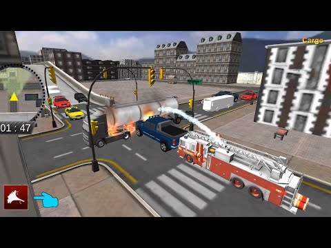 Flying Fire Truck Simulator #2 - Fire Truck City Rescue Games 2020 - Android Gameplay HD