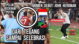 Download lagu Momen Perayaan Kemenangan Debut John Herdman Bersama Timnas Indonesia, Peluk Beckham Putra Nugraha mp3
