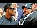 DEVIN HANEY STEPS TO GEORGE KAMBOSOS JR! INTENSE FACE OFF AS BOTH TRADE WORDS AHEAD OF REMATCH