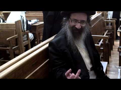 yidel meisels in satmar shul in london