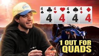 QUADS vs FULL HOUSE!! Once in a Lifetime Cooler