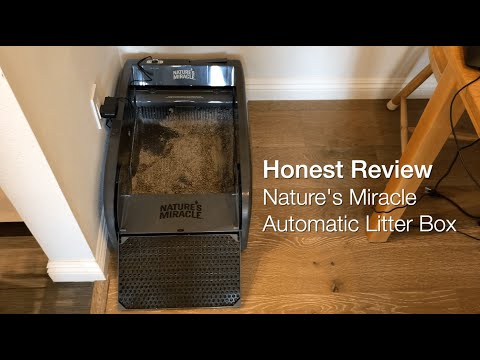 Nature's Miracle automatic litter box honest review | cat attacks her own urine clump!?